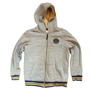 Mini Boden Harry Potter Seeker Hoodie Navy and Yellow Accents